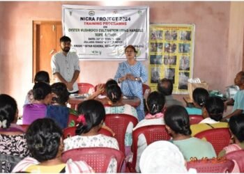 Farmers trained on oyster mushroom cultivation