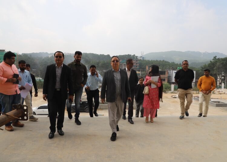 Assembly building construction delayed by one month