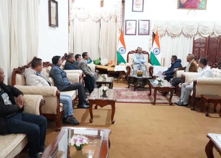 State BJP delegation meets Governor to discuss NEHU crisis