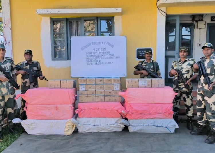 BSF seizes cosmetics on international border