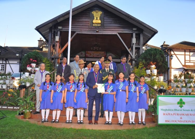 Guv inducted chief patron of Bharat Scouts & Guides