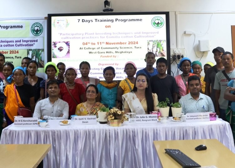 Farmers trained on Comilla cotton cultivation