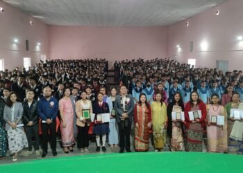 Students felicitated for sport & academic excellence in Jowai
