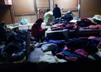 Hawkers sit through the night to protest ‘illegal’ relocation
