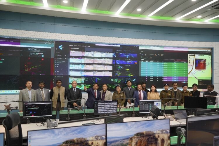 Integrated surveillance centre for Shillong city opened at Umsawli