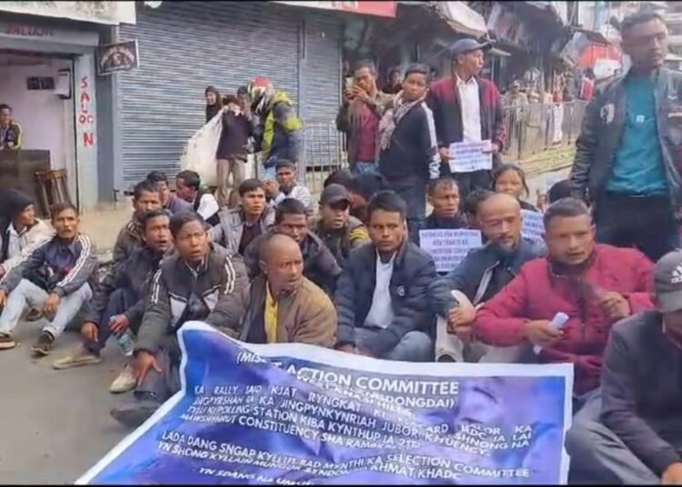 Mawshynrut villagers protest in KHADC, EC to review delimitation