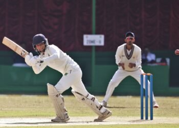 Gaurav Narleng strikes 95 as Meghalaya bat well against Delhi