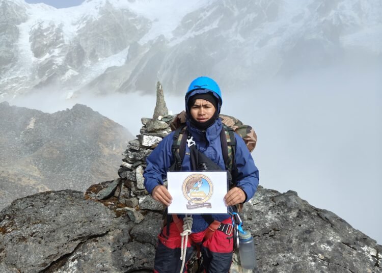 Sankardev College student summits Mt. Renok, earns first position