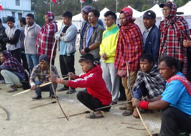 Traditional archery competition held