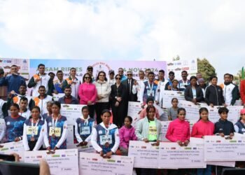 Nearly 2000 run at Assam Rifles Half Marathon 2024