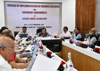 Union Home Secretary meets CS of Assam, Meghalaya, Arunachal to review border row