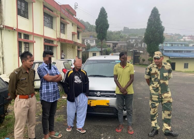 2 Bangladeshi illegals, Indian driver arrested in Pynursla