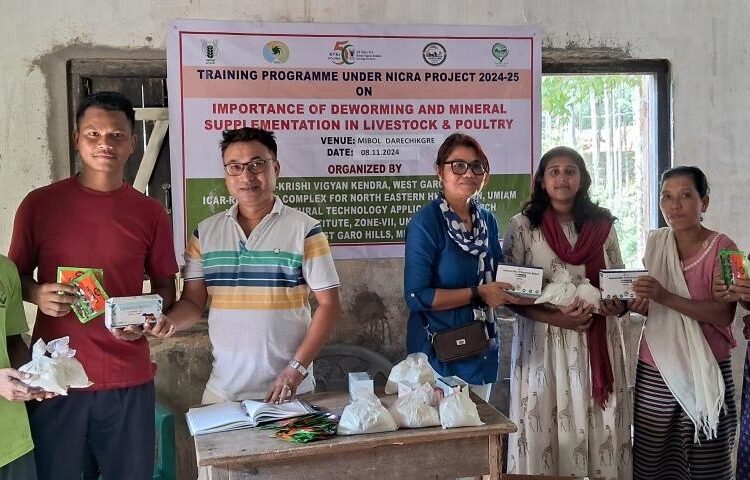 Deworming & mineral supplement training held for livestock farmers
