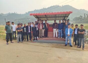 Villagers get bus shed