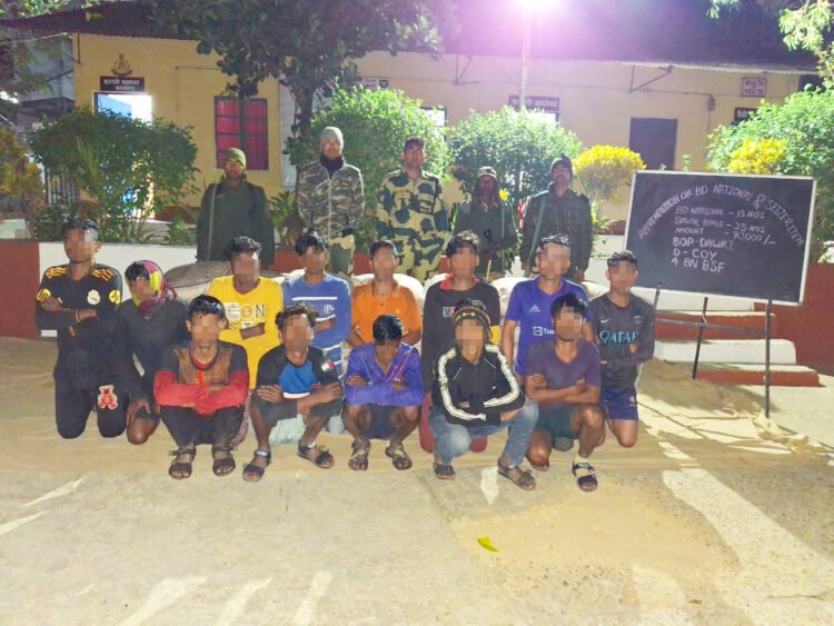 13 Bangladeshi nationals held for smuggling activities