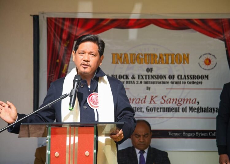 CM announces expansion of road connecting Mawkyrwat