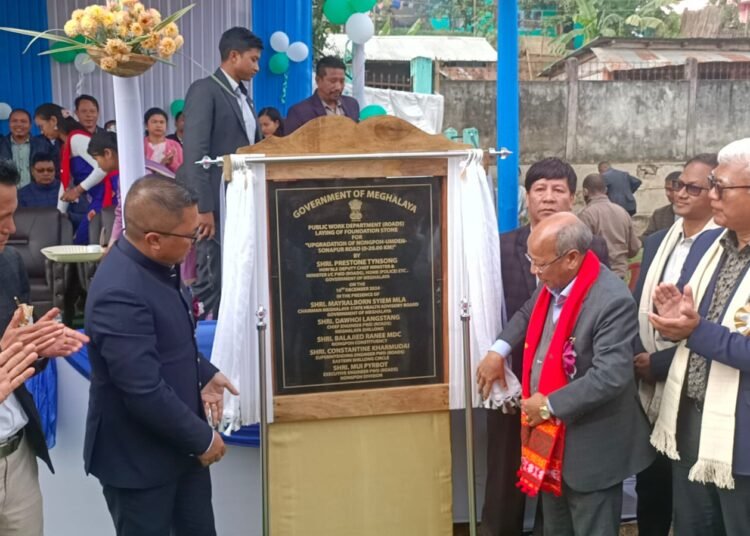 Work on Rs 49 crore road project inaugurated in Ri-Bhoi