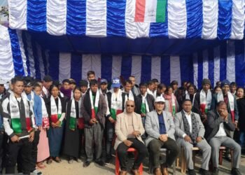 Supporters of different political parties join UDP