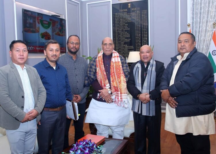 BJP Meghalaya urges Rajnath Singh to part with defence land in Shillong