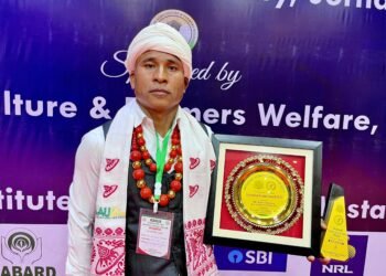 Jaintia farmer receives Innovative Farmer Award