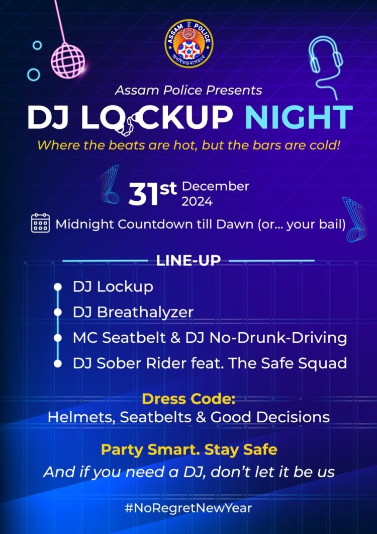 Assam Police’s online road safety drive ‘DJ Lockup’ reaches 154 mn views