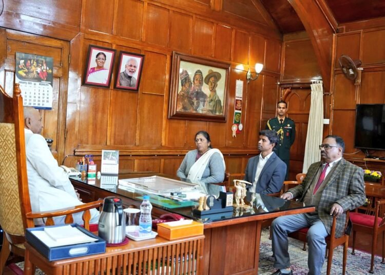 VC of Capt Williamson Sangma Uni visits Guv