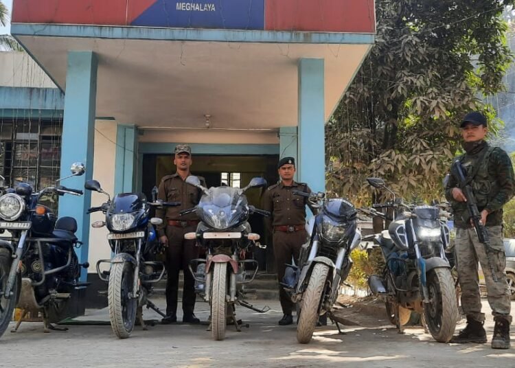 5 stolen motorbikes recovered by cops