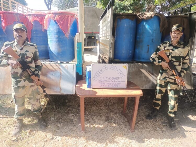 BSF Meghalaya seizes Rs 28 lakh in contraband items; 1 arrested