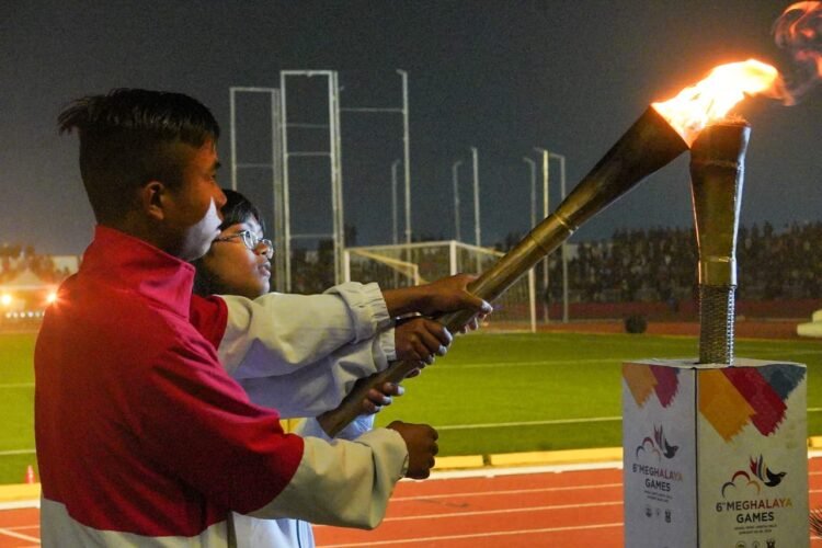 6th Meghalaya Games formally opens in Wahiajer