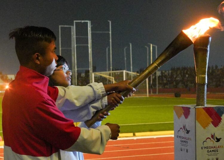 6th Meghalaya Games formally opens in Wahiajer