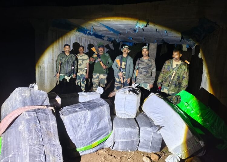 Cosmetics worth Rs 49.5 lakh uncovered by BSF in Khasi Hills jungle