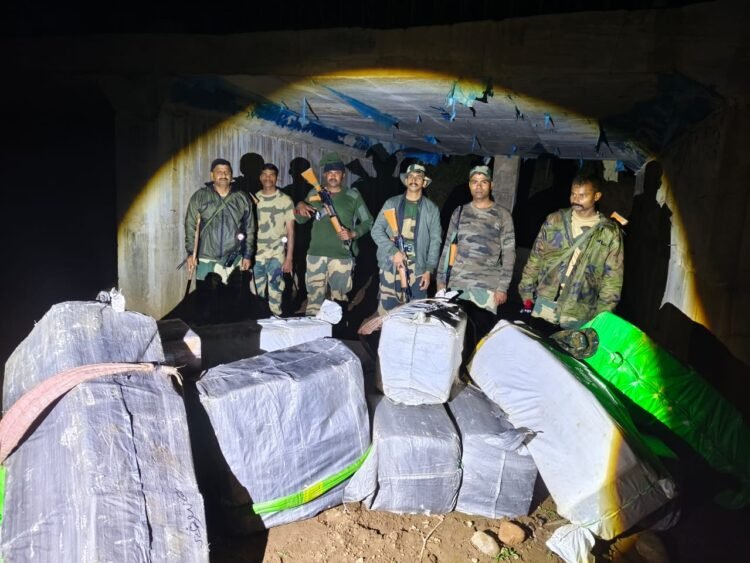 Cosmetics worth Rs 49.5 lakh uncovered by BSF in Khasi Hills jungle