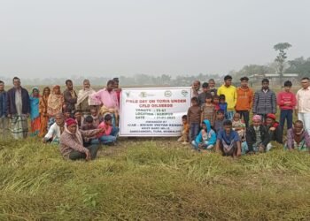 KVK conducts field day in villages under Selsella block