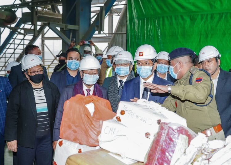 Seized drugs worth over Rs 53 cr burnt in Meghalaya