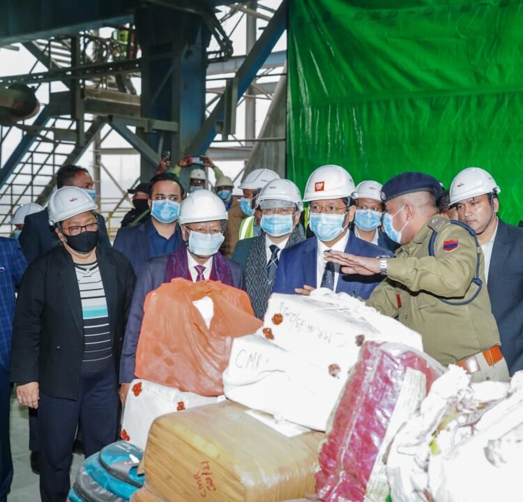 Seized drugs worth over Rs 53 cr burnt in Meghalaya