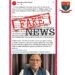 Man picked up for posting fake news about cabinet minister’s assassination