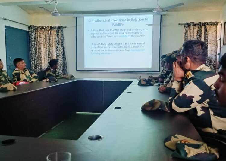 BSF sensitised on HEC and wildlife crimes in Garo Hills