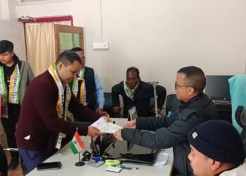 KHADC polls: Carnes Sohshang files nomination for Mawkyrwat seat