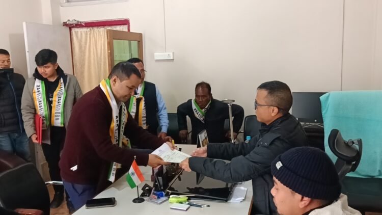 KHADC polls: Carnes Sohshang files nomination for Mawkyrwat seat