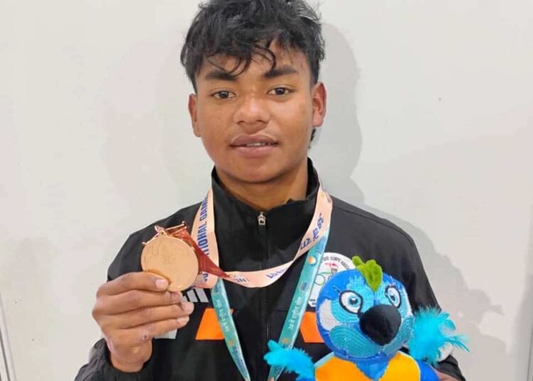 Pynshngain Kurbah ends Meghalaya’s long wait, wins medal at National Games