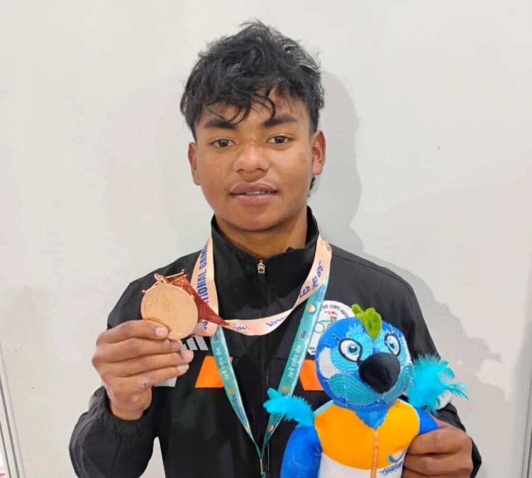 Pynshngain Kurbah ends Meghalaya’s long wait, wins medal at National Games