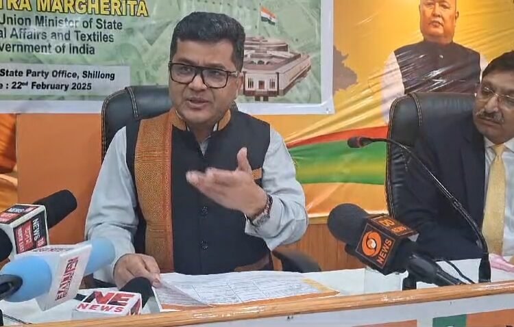 Grants-in-aid to Meghalaya sees an increase of 105 pc: Union MoS