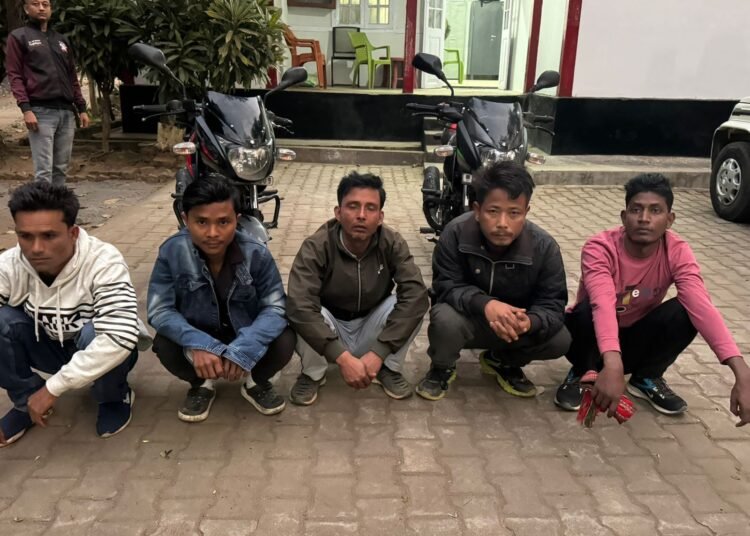 NGH police bust bike theft; 5 held, 2 motorbikes recovered