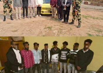 BSF nabs 14 Bangladeshis, 3 Indian touts