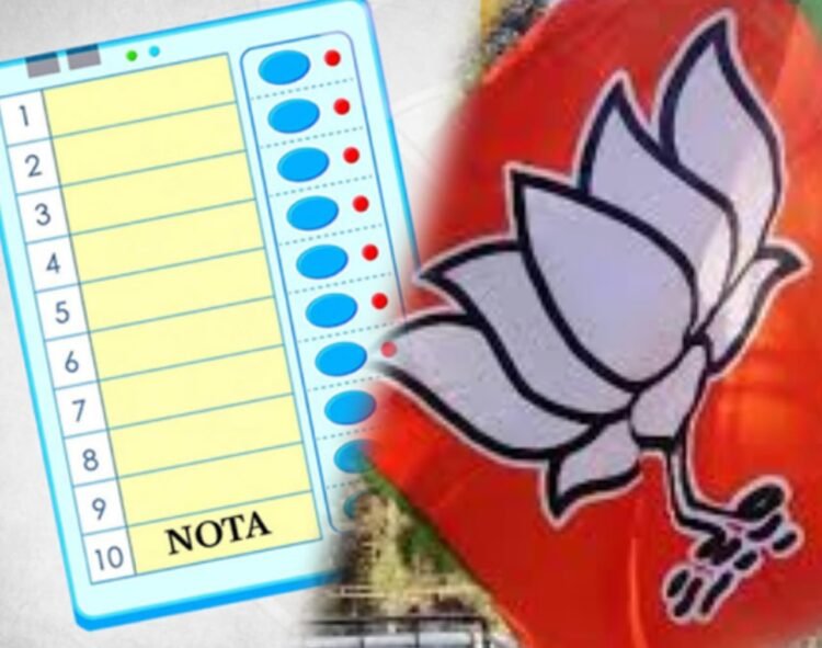 In West Khasi Hills NOTA more popular than BJP