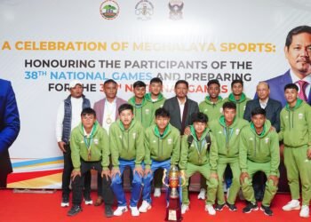 State rewards National Games medallists, Shillong Lajong, Subroto teams