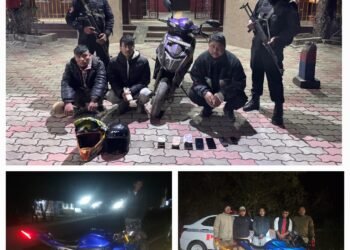 Police bust bike theft; 5 held, 3 motorbikes recovered