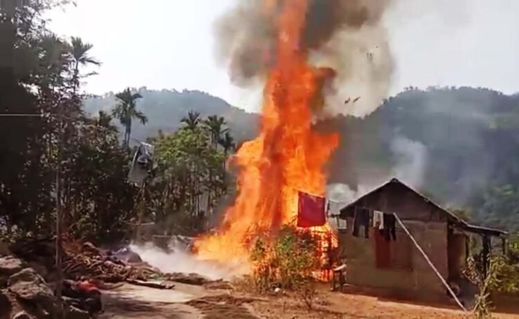 Fire engulfs home in SWKH