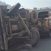 Tanker overturns on NH-2 near Jorabat, driver seriously injured