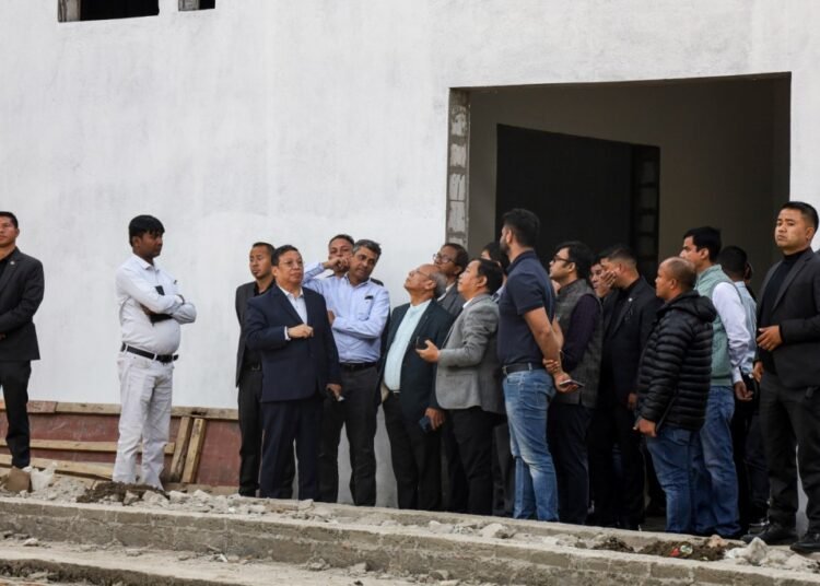 Speaker happy with construction work of new Assembly